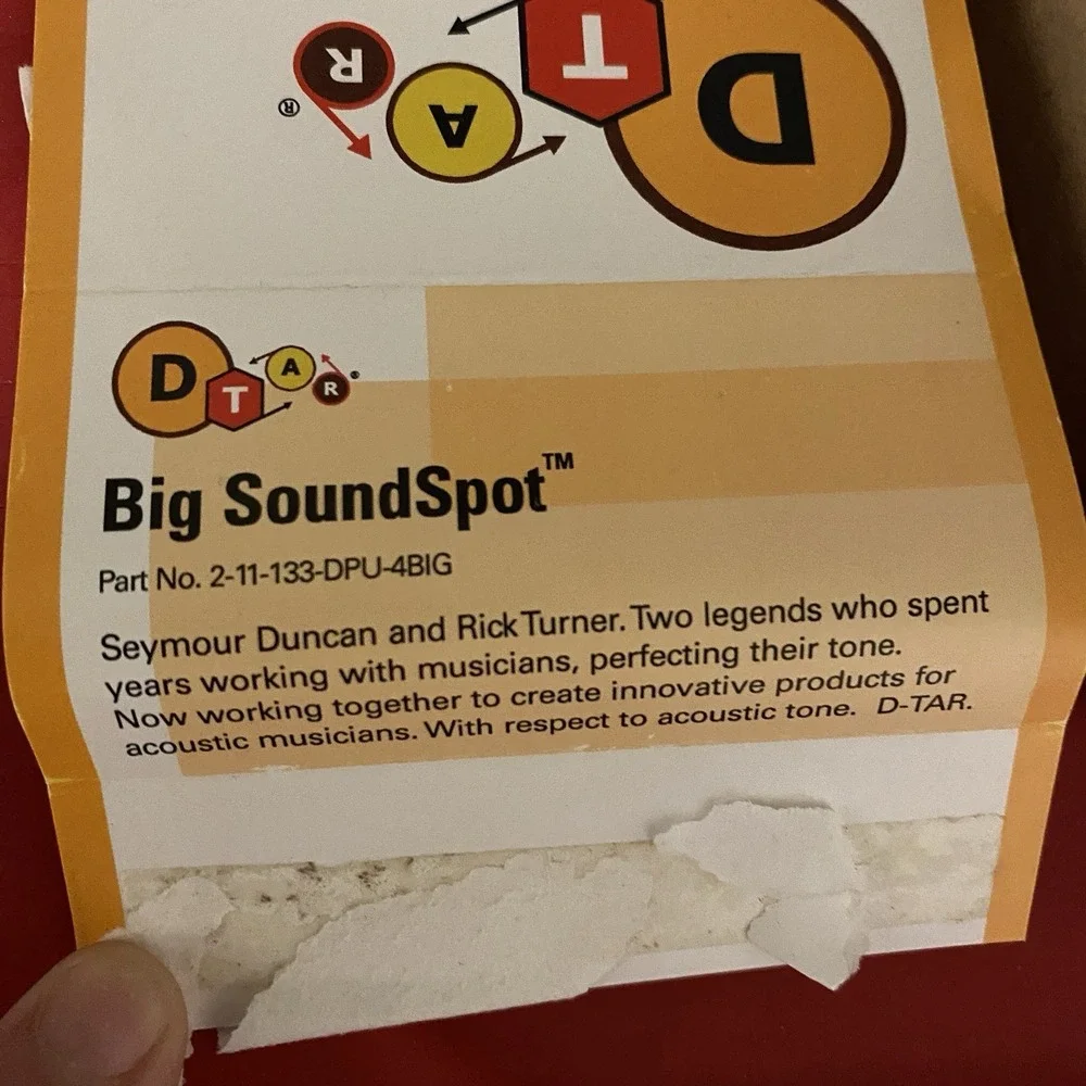 D-TAR Big SoundSpot Piezo Pickup Acoustic‎ Guitar Violin Mandolin